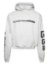 Rrr123 Metanoia Uso Cva Logo-print Hoodie In Gray