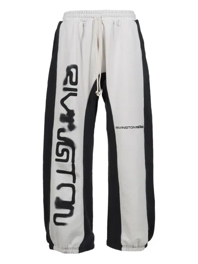 Rrr123 Panelled Track Pants In Neutral