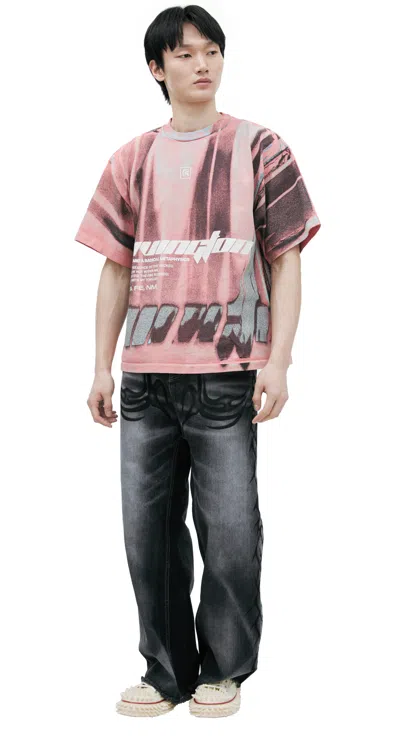 Rrr123 Pink T-shirt With A Logo