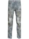 Rrr123 Repented Tapered Jeans In Blue