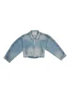 Rrr123 Rose Denim Jacket In Blue
