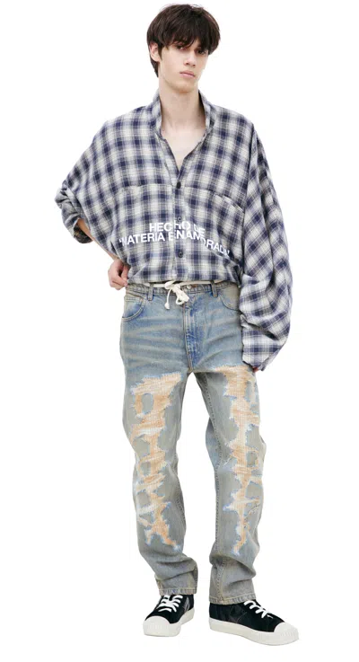 Rrr123 Scuffed Jeans In Blue