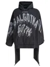 Rrr123 Soft Cotton Sweatshirt With Distressed Lettering In Black