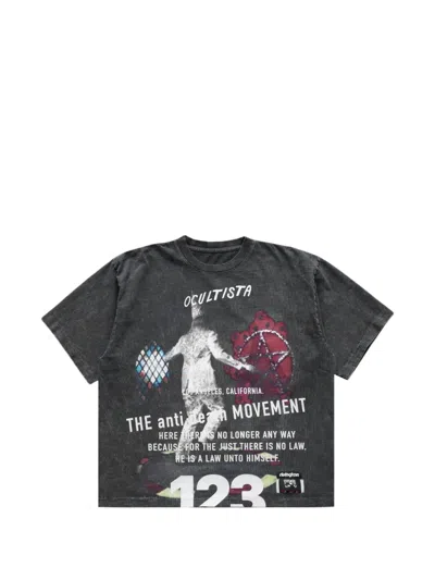 Rrr123 Theosophic Cva T-shirt In Black