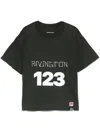 Rrr123 Logo-print Embroidered Cotton-jersey T-shirt In Grey