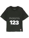 Rrr123 Logo-print Embroidered Cotton-jersey T-shirt In Grey