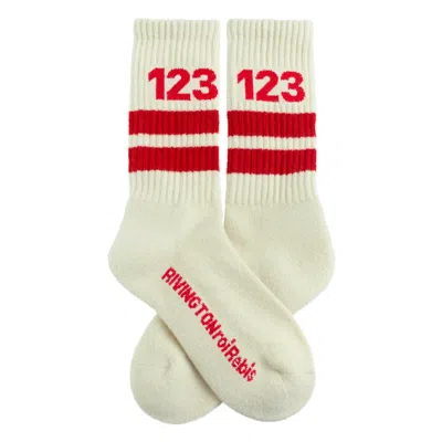 Rrr123 White Logo Socks