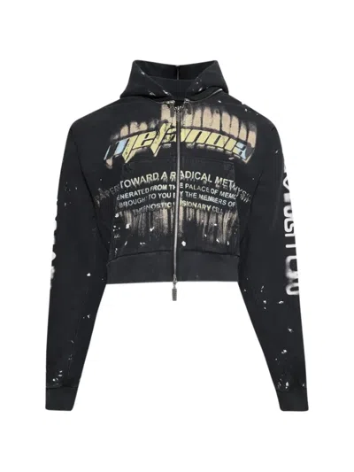 Rrr123 Zip-up Radical Rose Jacket In Black