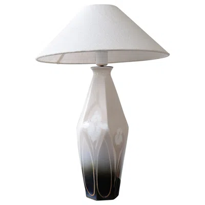 Pre-owned Rörstrand Art Nouveau Ceramic Table Lamp  Sweden, 1900 In Transparent