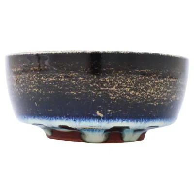 Pre-owned Rörstrand Blue Ceramic Bowl Carl-harry Stålhane, , Vintage Midcentury