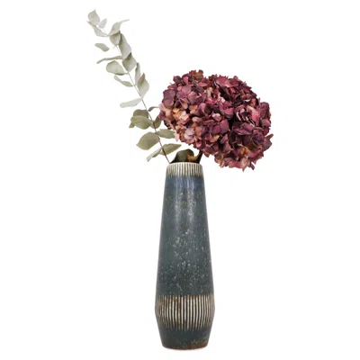 Pre-owned Rörstrand Blue Porcelain Vase - Carl-harry Stålhane  Midcentury Vintage