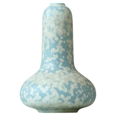 Pre-owned Rörstrand Blue Stoneware Vase By Gunnar Nylund For Rorstrand, Sweden, 1950s.