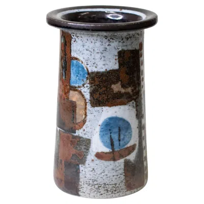 Pre-owned Rörstrand Carl-harry Stålhane Hand-painted Stoneware Vase For , Sweden, 1976 In Transparent