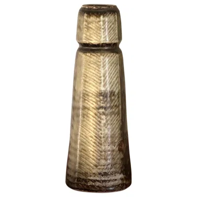 Pre-owned Rörstrand Carl-harry Stålhane Large Stoneware Vase For  In Brown