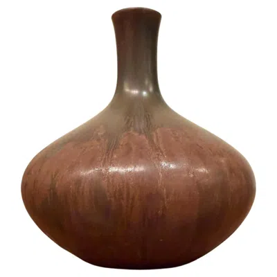 Pre-owned Rörstrand Carl-harry Stålhane, , Mid-century Brown Vase