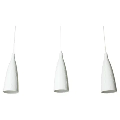 Pre-owned Rörstrand Ceramic Pendant Ceiling Lights, Carl-harry Stålhane, , Sweden, 1950s In Transparent
