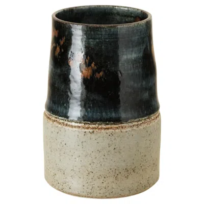 Pre-owned Rörstrand Ceramic Vase By Olle Alberius, , Sweden, 1970s In Black