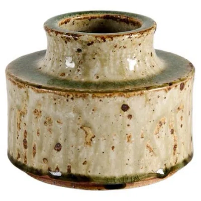 Pre-owned Rörstrand Ceramic Vase In Gray Glaze, Marianne Westman For Rorstrand, Sweden, 1960s