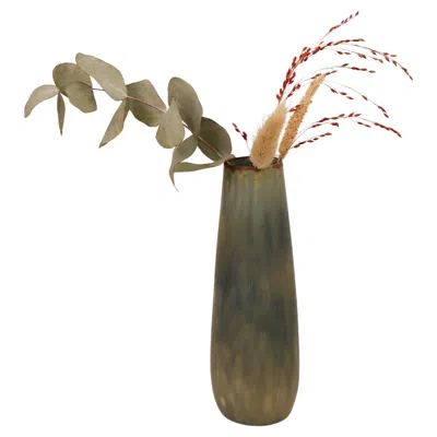Pre-owned Rörstrand Cylindric Blue Ceramic Vase By Carl-harry Stålhane, , 1950s