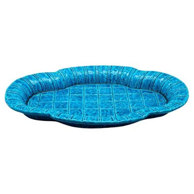 Pre-owned Rörstrand Dish By Gunnar Nylund For  In Blue