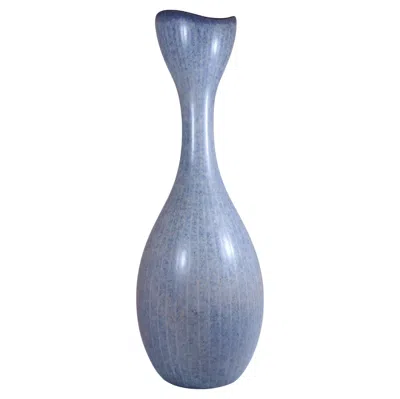 Pre-owned Rörstrand Dove Blue Ceramic Vase Gunnar Nylund, , Scandinavian Midcentury Vintage