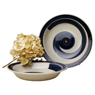 Pre-owned Rörstrand , Glunt, Soup Plate, 1960s In Black