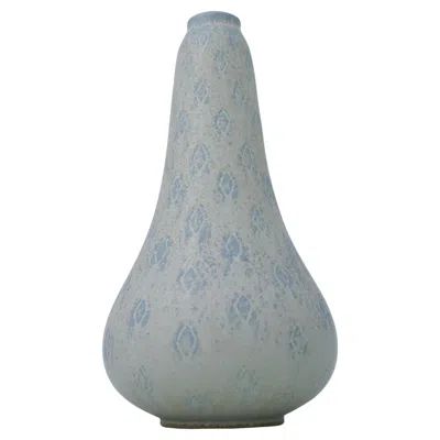 Pre-owned Rörstrand Gray & Blue Vase, Gunnar Nylund, , Scandinavian Midcentury Vintage