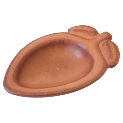 Pre-owned Rörstrand Gunnar Nylund Acorn-shaped Brown Bowl, , 1950s