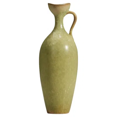 Pre-owned Rörstrand Gunnar Nylund, Pitcher, Green Glazed Stoneware, , Sweden, 1950s