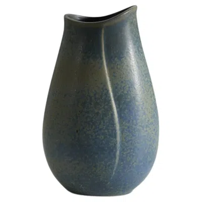 Pre-owned Rörstrand Gunnar Nylund, Vase, Stoneware, Rörstand, Sweden, 1940s In Black