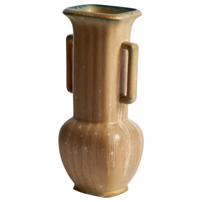 Pre-owned Rörstrand Gunnar Nylund, Vase, Stoneware, Sweden, 1940s In Brown