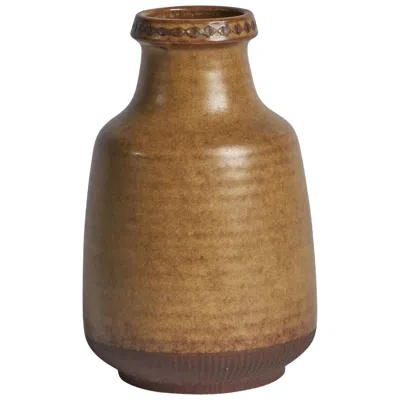 Pre-owned Rörstrand Gunnar Nylund, Vase, Stoneware, Sweden, 1940s In Brown