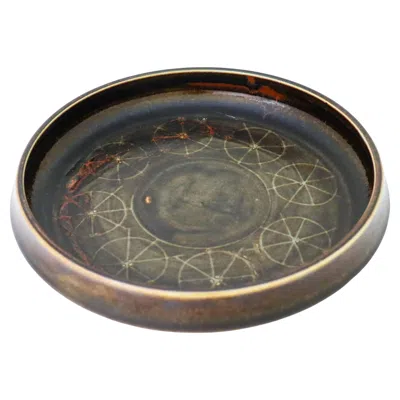 Pre-owned Rörstrand Large Brown Ceramic Bowl By Carl-harry Stålhane, , 31 Cm