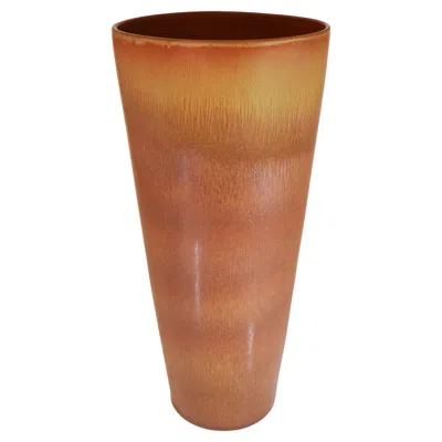 Pre-owned Rörstrand Large Brown Vase Gunnar Nylund, , Scandinavian Midcentury Vintage