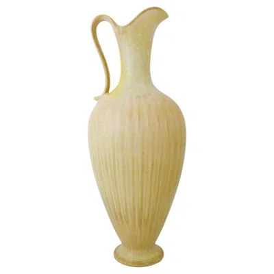 Pre-owned Rörstrand Large Floor Vase - Green Speckled Glaze - Gunnar Nylund