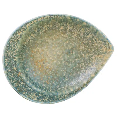 Pre-owned Rörstrand Leaf Shaped Bowl - Lovely Glaze - Carl-harry Stålhane -  - Mid Century In Gray