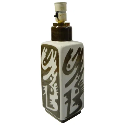 Pre-owned Rörstrand Mid-century Modern Ceramic Table Lamp By Carl-harry Stålhane For  In Transparent