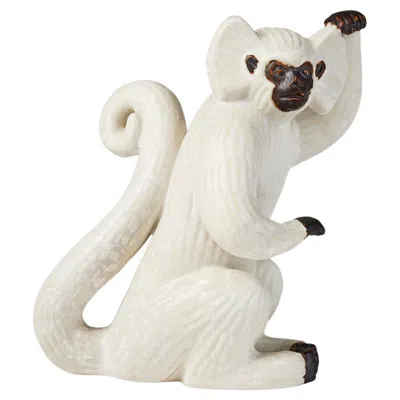 Pre-owned Rörstrand Mid-century Modern Figurine By Gunnar Nylund Of A Gibbon Ape,  1950s In Sand