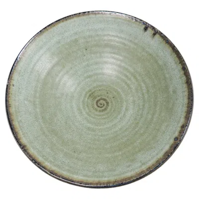 Pre-owned Rörstrand Midcentury Modern Unique Large Ceramic Bowl Carl-harry Stålhane  Sweden In Gray