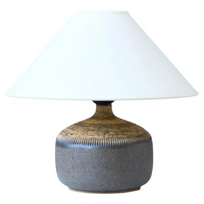 Pre-owned Rörstrand Mid-century Stoneware Table Lamp By Klase Höganäs, Sweden, 1960s. In Transparent