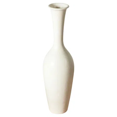 Pre-owned Rörstrand Midcentury Stoneware Vase By Gunnar Nylund For , Sweden, 1940s In Sand