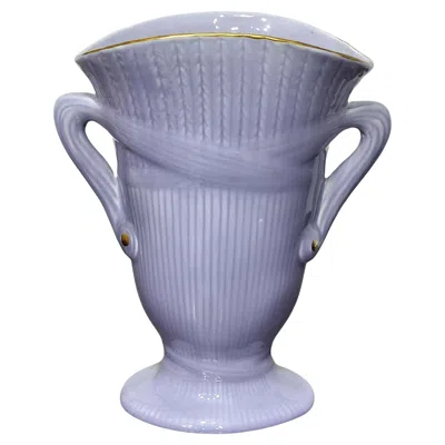 Pre-owned Rörstrand Original Of The 1925s Swedish Grace Ceramic Vase, By Louise Adelborg,  In Transparent