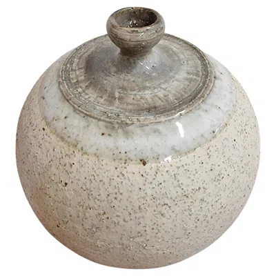 Pre-owned Rörstrand Rare Stoneware Vase By Sylvia Leuchovius For , 1960/70s In Brown