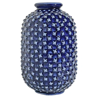 Pre-owned Rörstrand Scandinavian Modern Stoneware Vase By Gunnar Nylund For  Ca 1950's In Purple