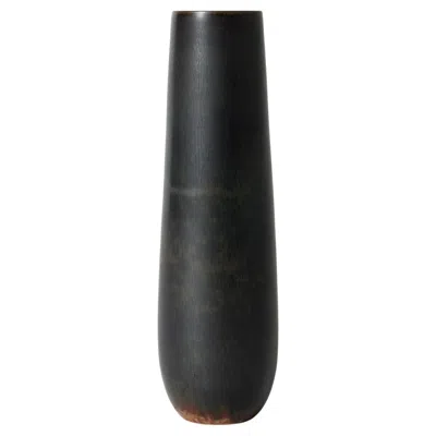 Pre-owned Rörstrand Stoneware Vases By Carl-harry Stålhane, , Sweden, 1950s In Black