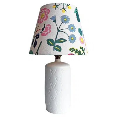 Pre-owned Rörstrand Swedish Modern Porcelain Table Lamp By  In Transparent