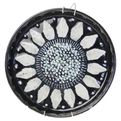 Pre-owned Rörstrand Sylvia Leuchovius, Round Tray In Black