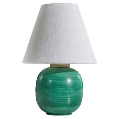 Pre-owned Rörstrand , Table Lamp, Stoneware, Sweden, 1940s In Transparent