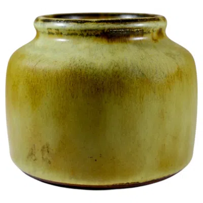 Pre-owned Rörstrand Unique Stoneware Vase - Carl-harry Stålhane -  - Scandinavian Design In Brown