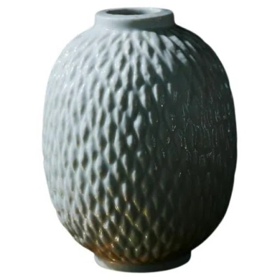 Pre-owned Rörstrand Vase In Ceramic By Gunnar Nylund In Black